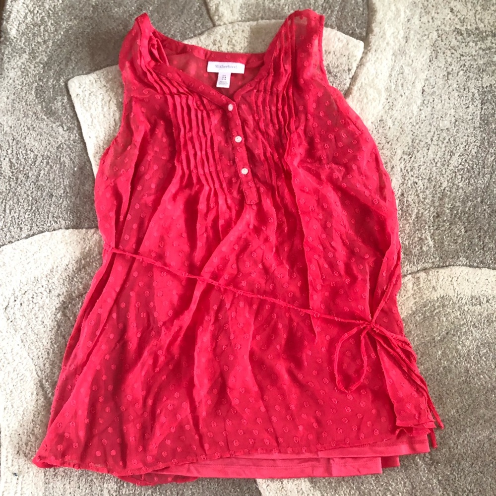 Motherhood pink blouse